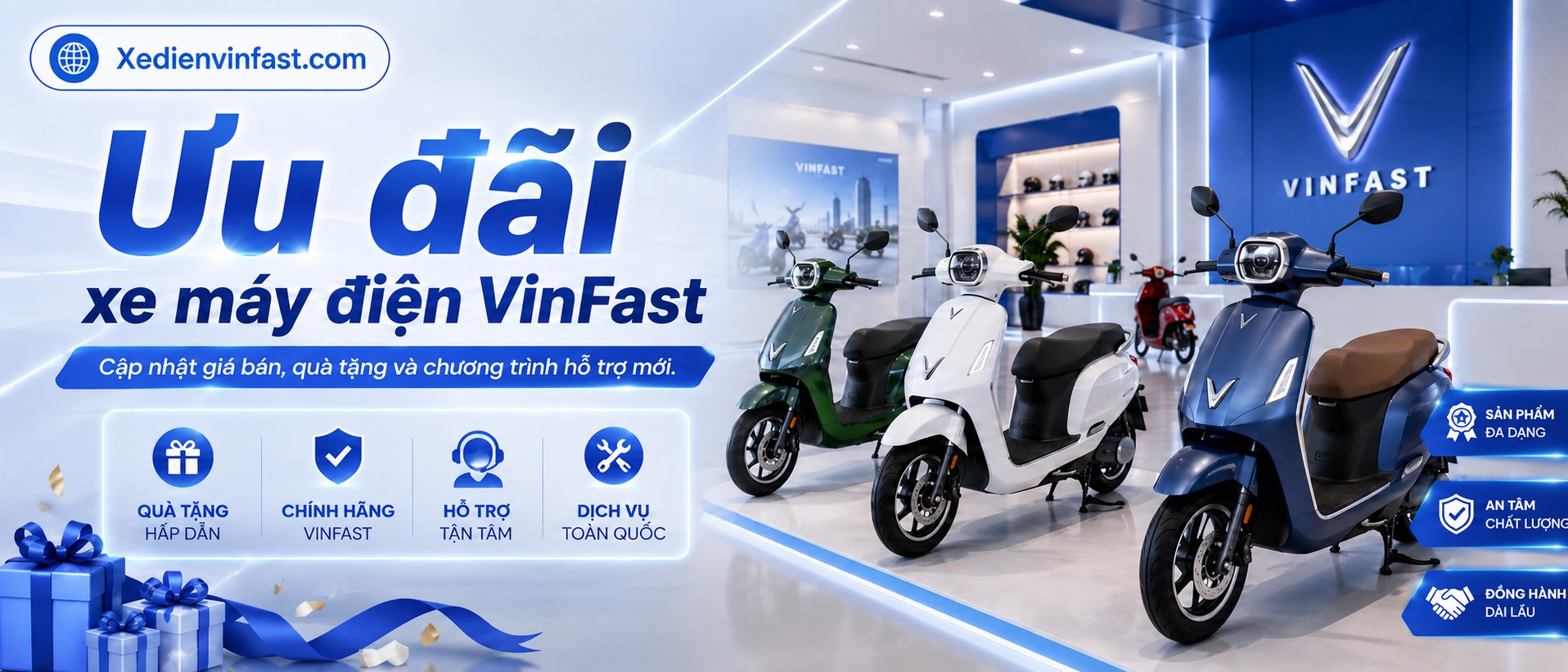 Ưu đãi xe máy điện Vinfast